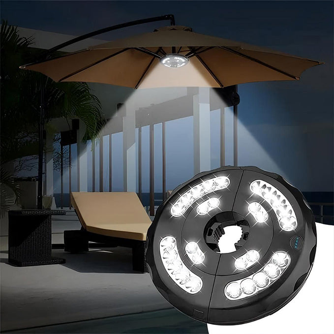 Éclairage Innovant pour Parasols