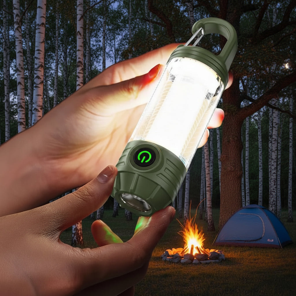 LUMIGEAR | Lanterne d'Extérieur LED Durable avec Éclairage Polyvalent | Solution Pratique pour Aventures en Plein Air 1