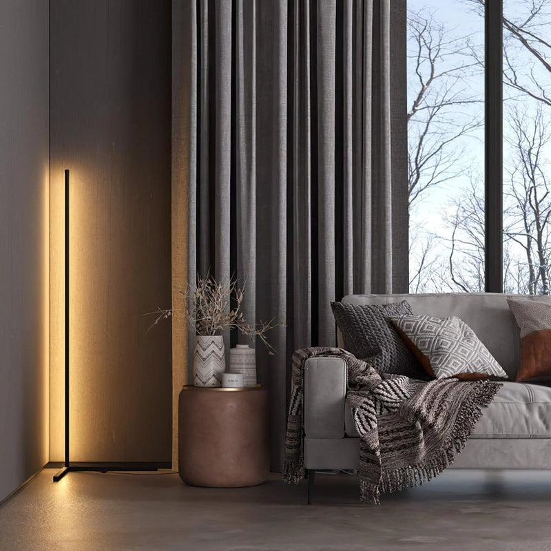 Lampadaire Design en Aluminium LED | Éclairage Minimaliste et Chaleureux pour Votre Salon 2