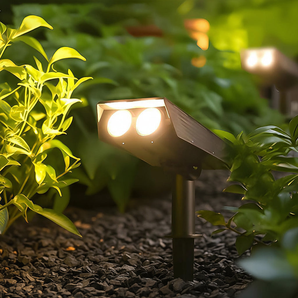 Lampe Solaire Extérieur en ABS avec Fonction Zoom Réglable | Éclairage Élégant et Durable pour un Jardin Raffiné 0
