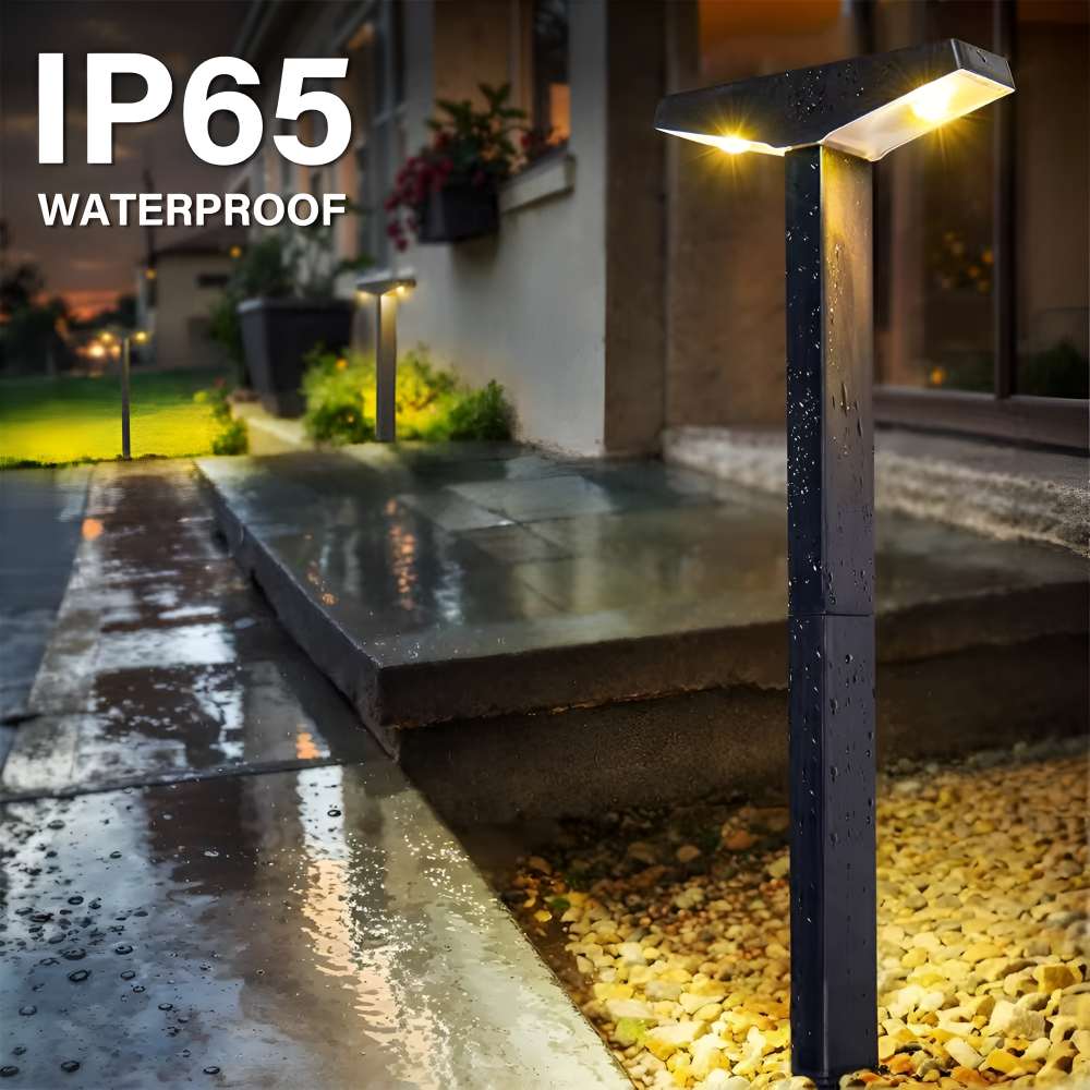 Lampe Solaire Extérieur en Plastique Durable | Éclairage Écologique pour Ambiance Jardin Élégante 4