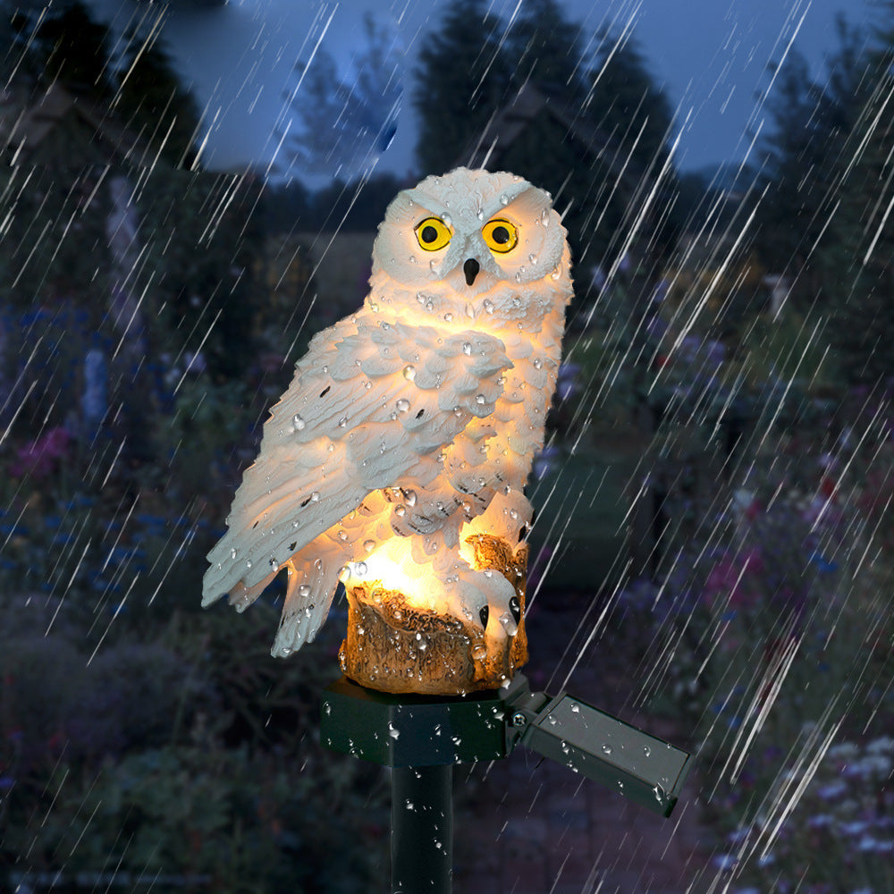 Lampe Solaire Jardin Hibou en LED | Design Élégant et Résistant pour une Ambiance Extérieure Chaleureuse 2