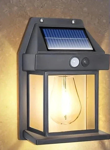 Lampe Solaire en Tungstène | Éclairage Extérieur Solaire Élégant pour un Jardin Raffiné 1