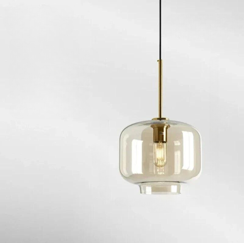 Lampe à Suspension : Élégance Naturelle en Lumière – Verre Raffiné 8