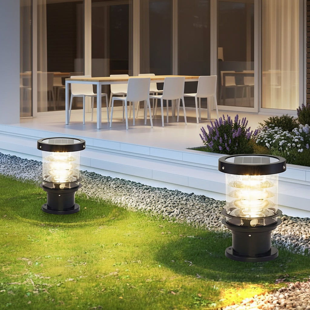 Lampe d'Extérieur Cylindrique en Aluminium | Éclairage Élégant et Durable pour Ambiance Extérieure 0