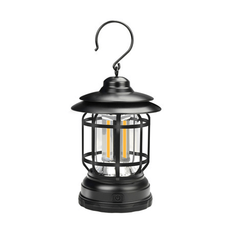 Lampe de Camping Rétro en Métal | Éclairage Chaleureux et Pratique pour vos Aventures Extérieures 11