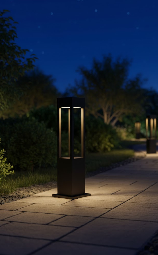 Lampe de Jardin en Acier Inoxydable | Éclairage LED Étanche pour Ambiance Élégante Extérieure 19
