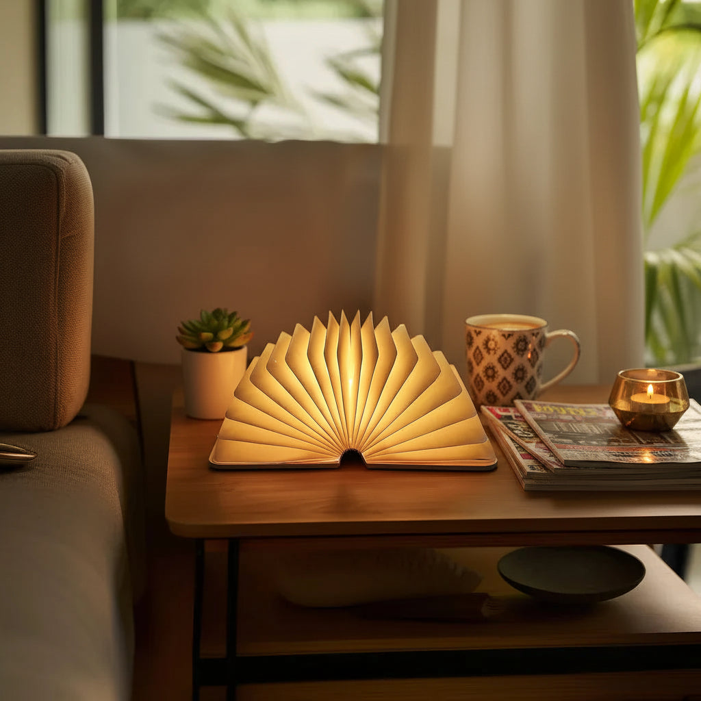 Lampe de Lecture Pliable : Élégance Naturelle en Lumière – Design Innovant 0
