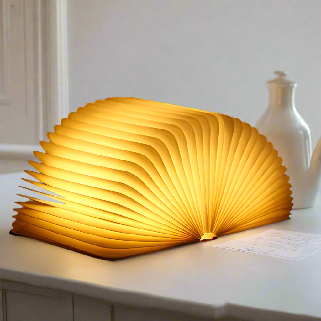 Lampe de Lecture Pliable : Élégance Naturelle en Lumière – Design Innovant 3