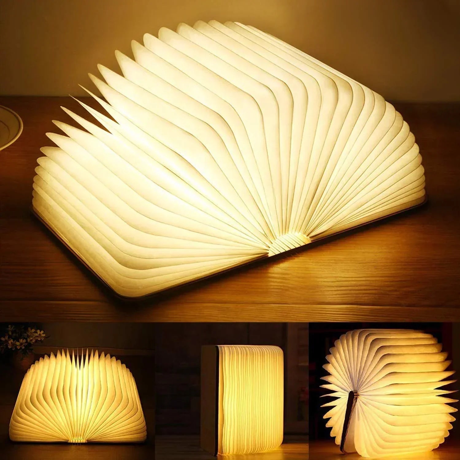 Lampe de Lecture Pliable : Élégance Naturelle en Lumière – Design Innovant 7