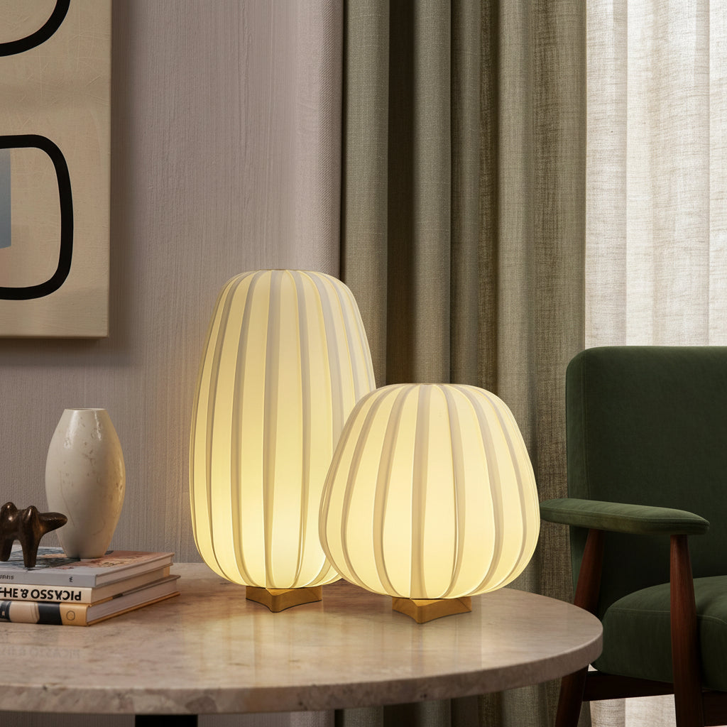 Lampe de Table Élégante en Bambou – Design Minimaliste 2