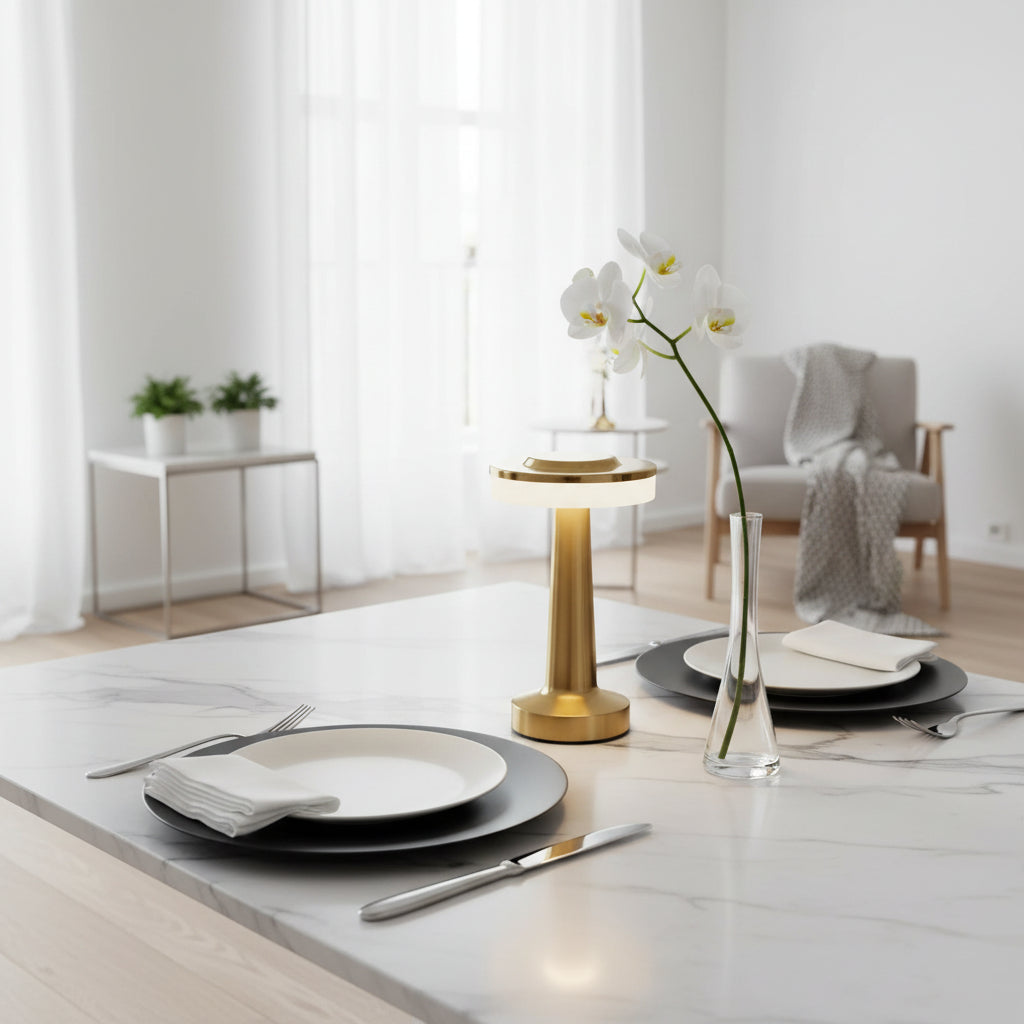 Lampe de Table Rechargeable : Élégance Naturelle en Lumière – Design Moderne 0