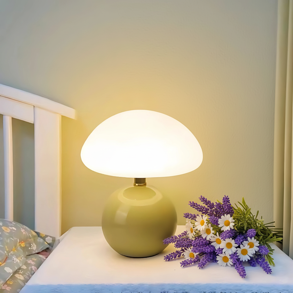 Lampe de Table : Élégance Naturelle en Lumière – Design Céramique Chic 1