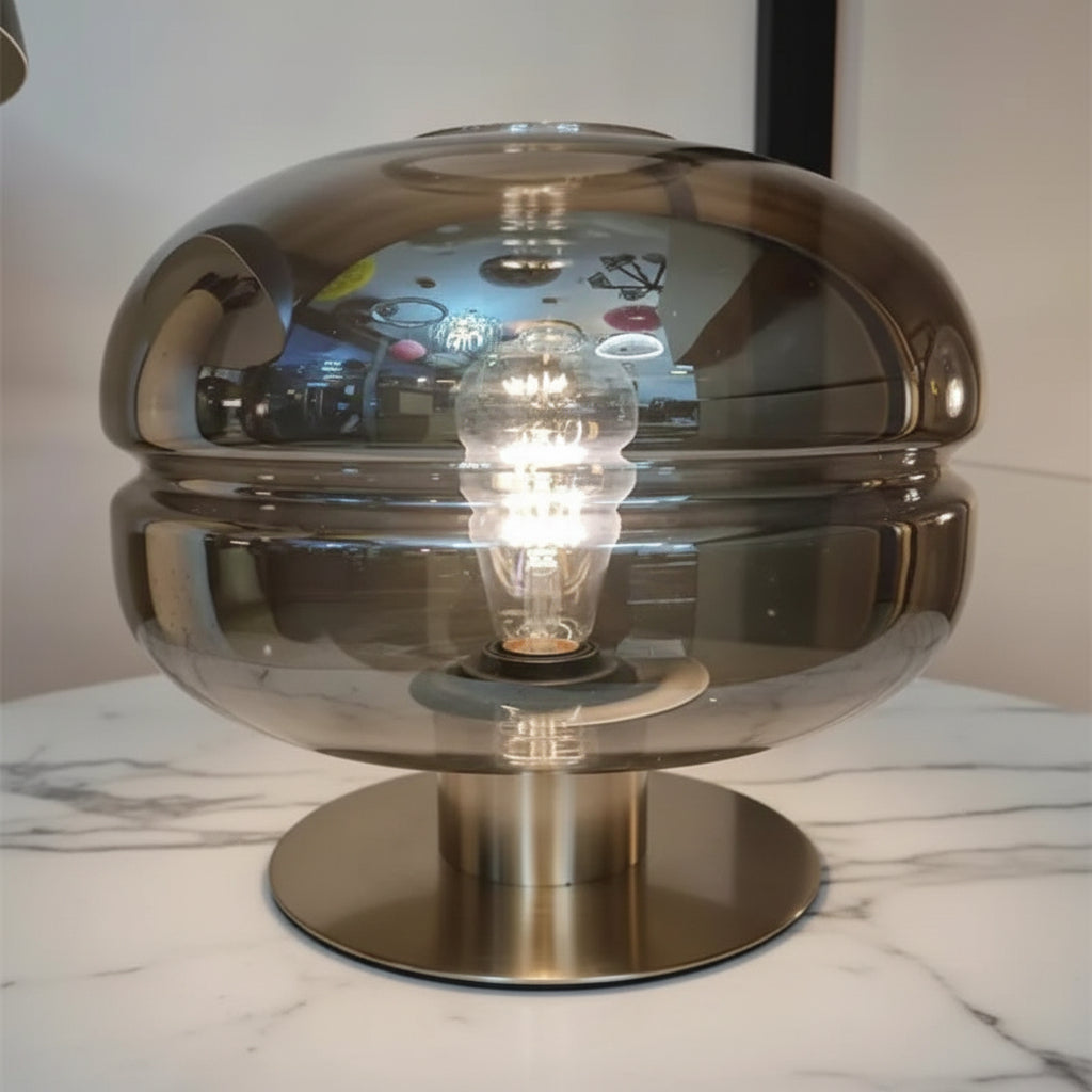 Lampe de Table : Élégance Naturelle en Lumière – Verre Contemporain 1