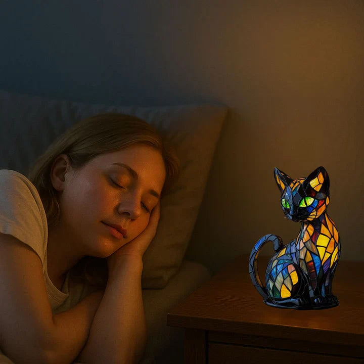 Lampe de Table : Élégance Naturelle en Lumière – Vitrail Artistique 4