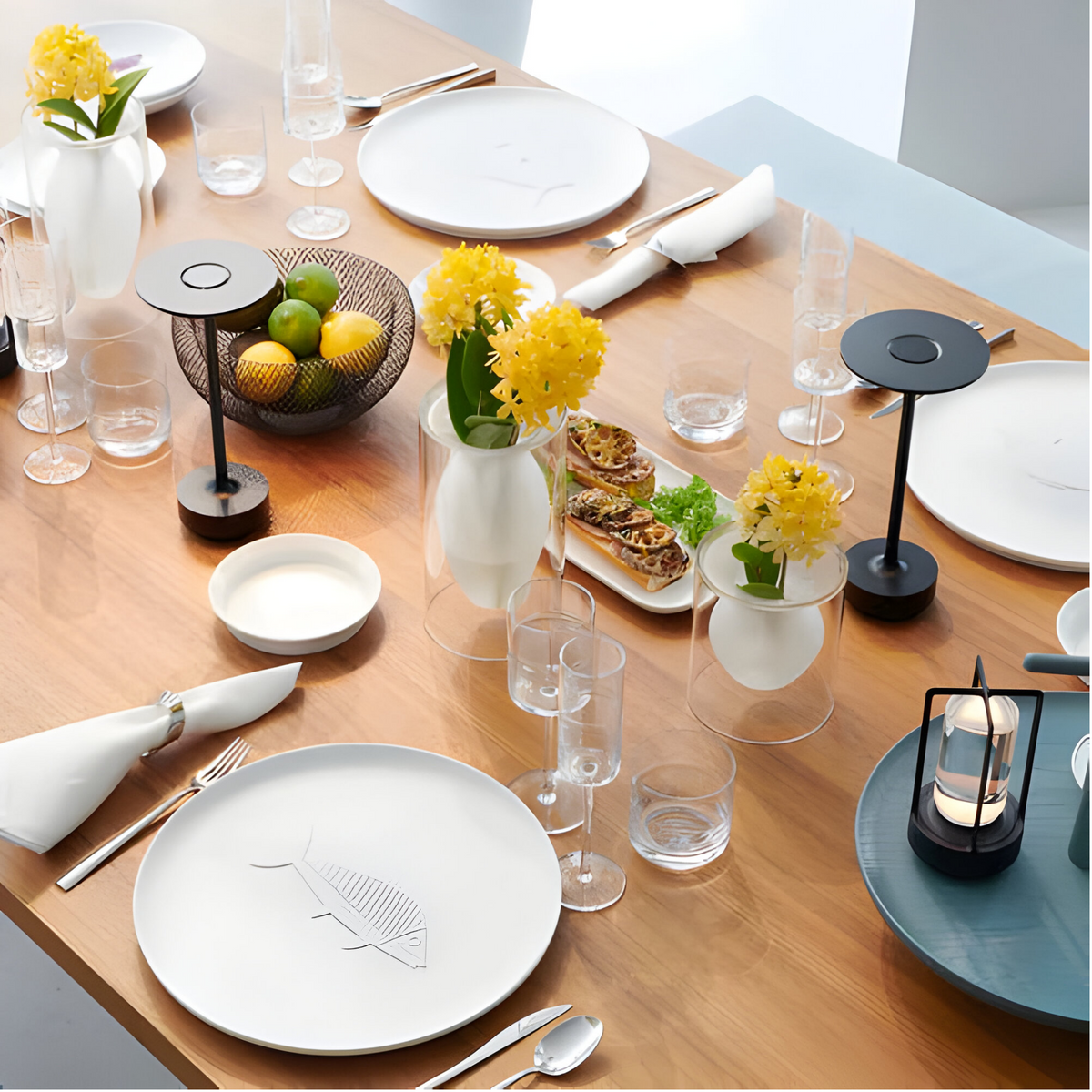 Lampe de table sans fil tactile, 3 intensités