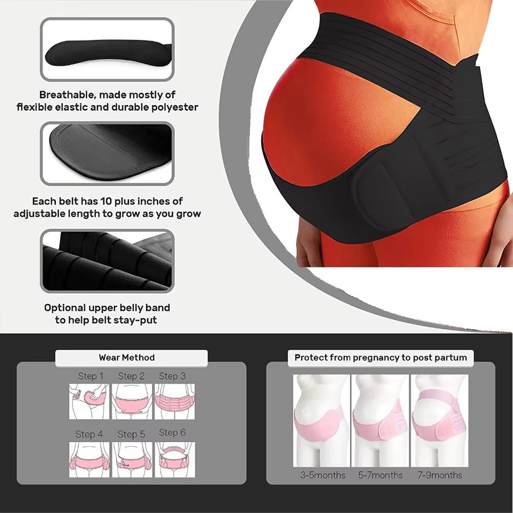 Foldboard Ceinture de Grossesse 3-en-1 Ajustable