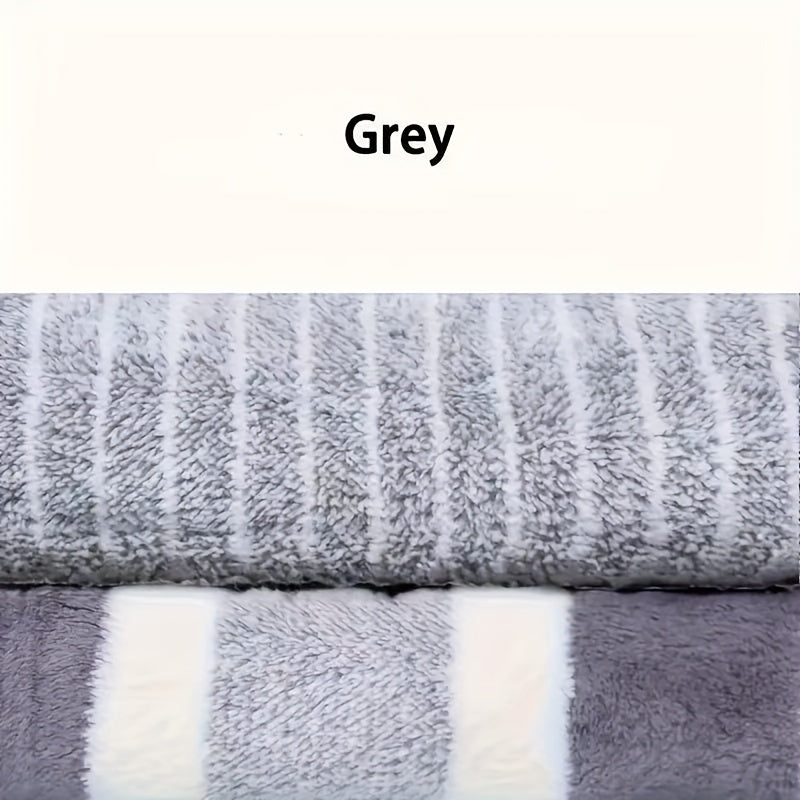 Plush Microfibre Bath Towel Set, 8 Pieces