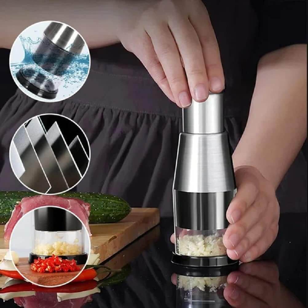 Stainless Steel Manual Kitchen Chopper – Maison Elmora