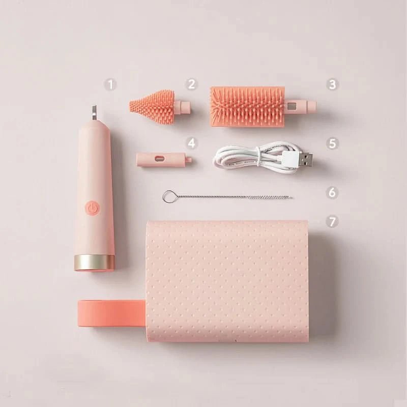 Maison Elmora | Brosse de Nettoyage Écologique pour Biberons avec Poils Doux | Solution Pratique pour un Entretien Sain 6