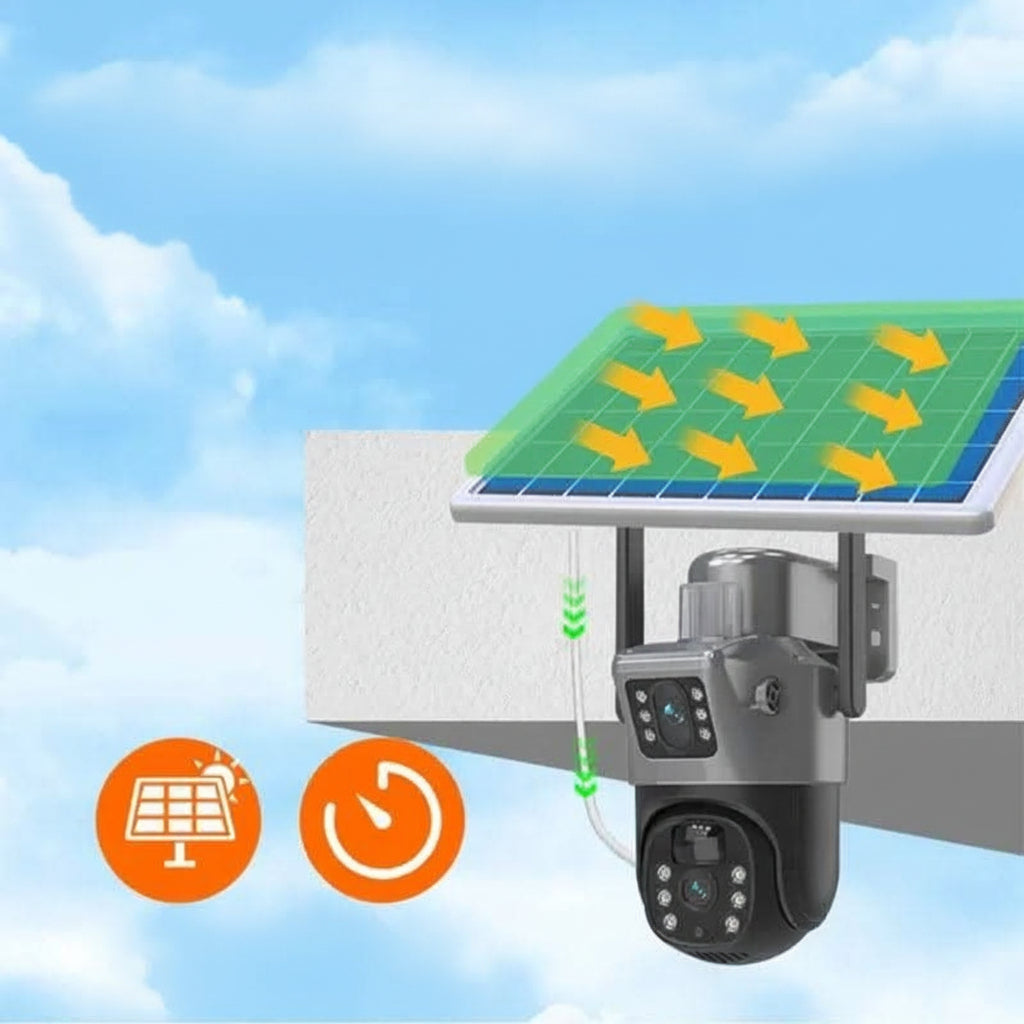 Maison Elmora | Caméra de Surveillance Sans Fil Extérieur avec Enregistrement 4K | Sécurité Autonome et Connectée pour Tranquillité d'Esprit 5