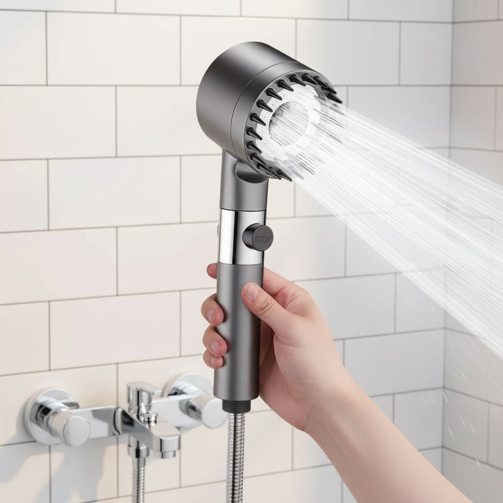 Maison Elmora | Douche Haute Pression avec Filtre Intégré | Jet Revigorant pour un Bien-Être Exceptionnel 2