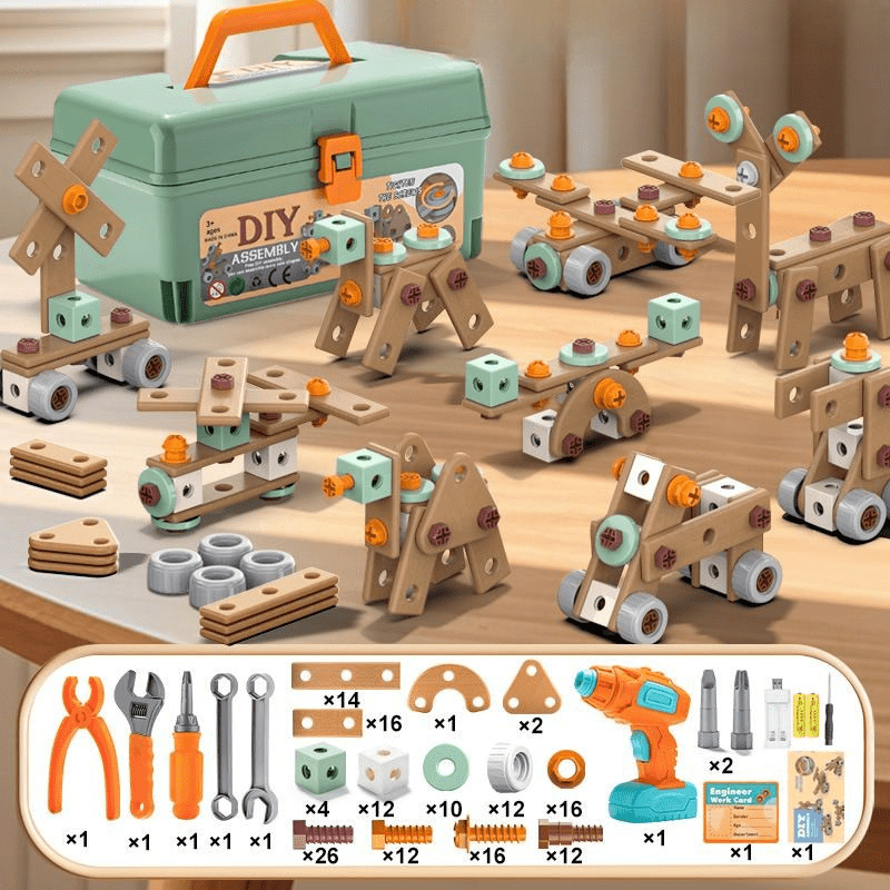 Maison Elmora | Jeu de Construction Creatif avec 100 Pièces en Plastique Durable | Stimule l'Imagination et la Motricité des Enfants 10