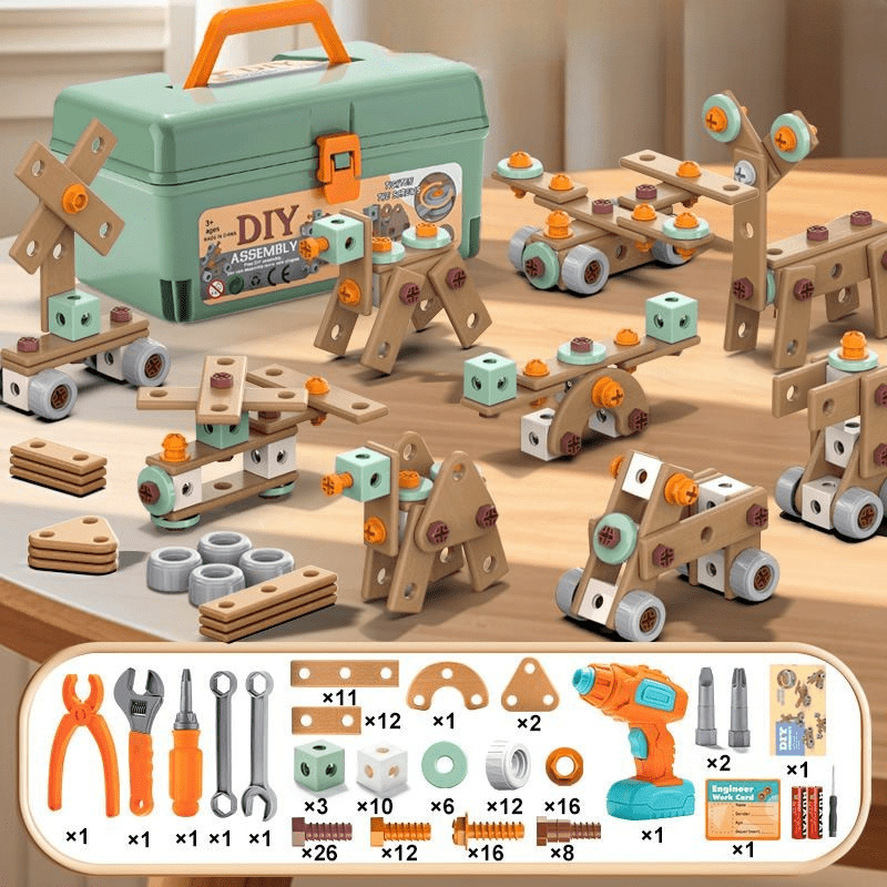 Maison Elmora | Jeu de Construction Creatif avec 100 Pièces en Plastique Durable | Stimule l'Imagination et la Motricité des Enfants 8