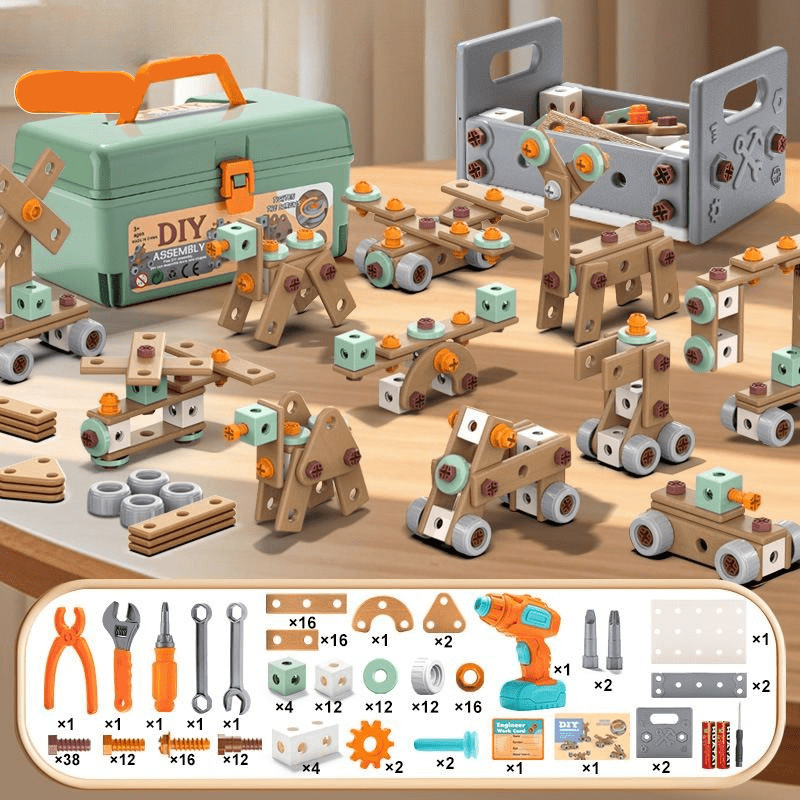 Maison Elmora | Jeu de Construction Creatif avec 100 Pièces en Plastique Durable | Stimule l'Imagination et la Motricité des Enfants 9