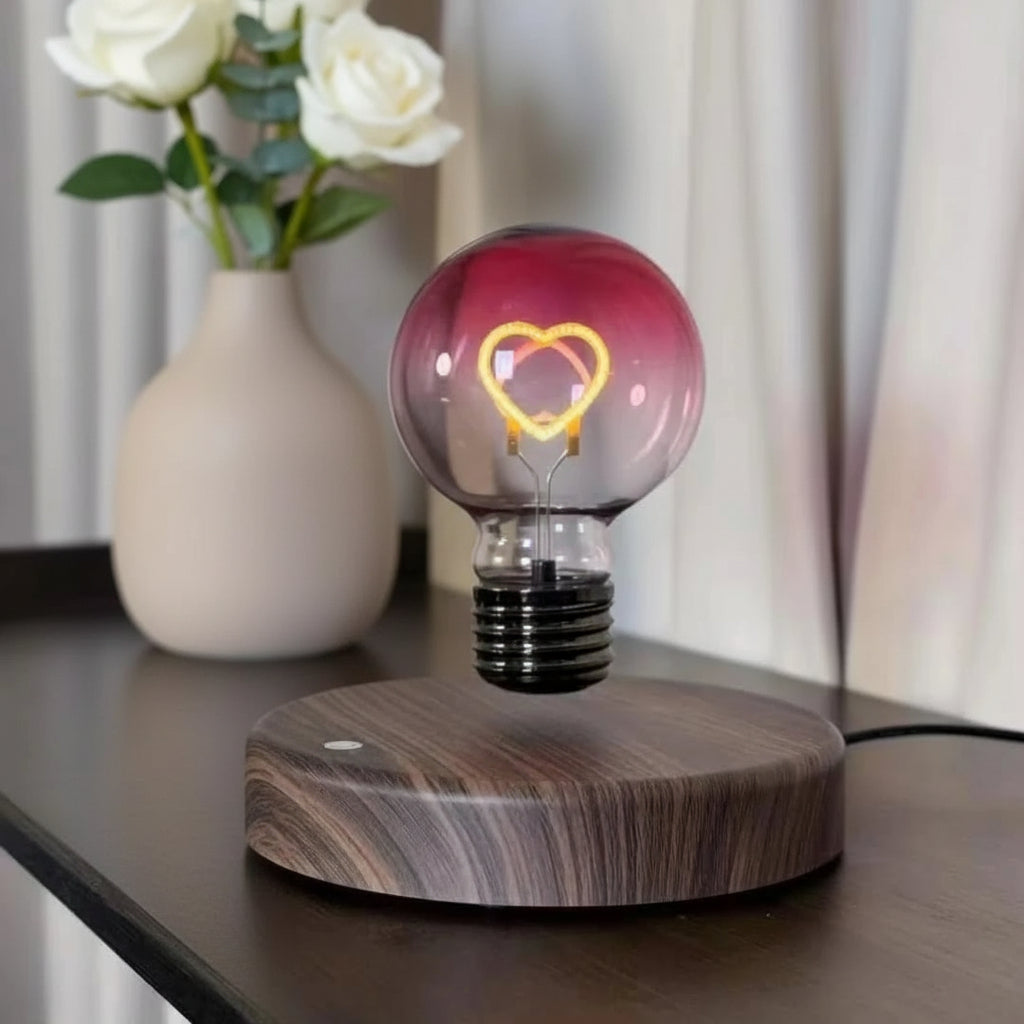 Maison Elmora | Lampe Cœur Flottant Magnétique avec Design Arc-en-Ciel | Éclairage Ambiance Élégant pour une Décoration Moderne 0
