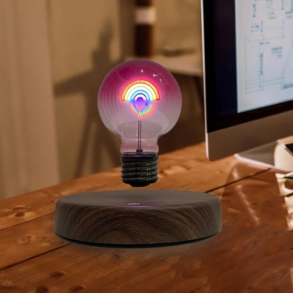 Maison Elmora | Lampe Cœur Flottant Magnétique avec Design Arc-en-Ciel | Éclairage Ambiance Élégant pour une Décoration Moderne 3