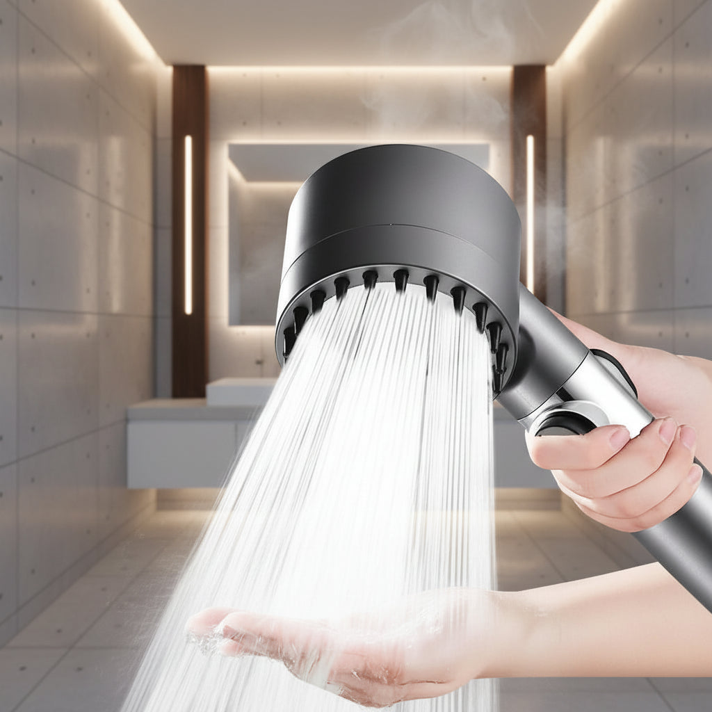 Maison Elmora | Pommeau de Douche Haute Pression avec Filtration Avancée | Économie d'Eau et Design Élégant pour un Confort Optimisé 0