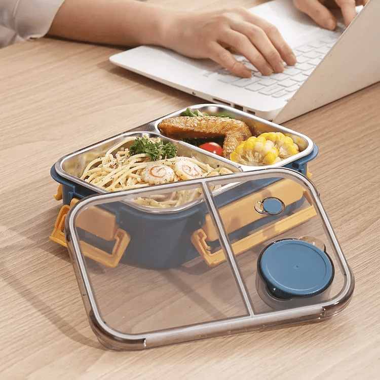 Maison Elmora | Récipient Isotherme en Acier Inoxydable | Design Élégant et Compact pour Repas Chauds en Déplacement 8
