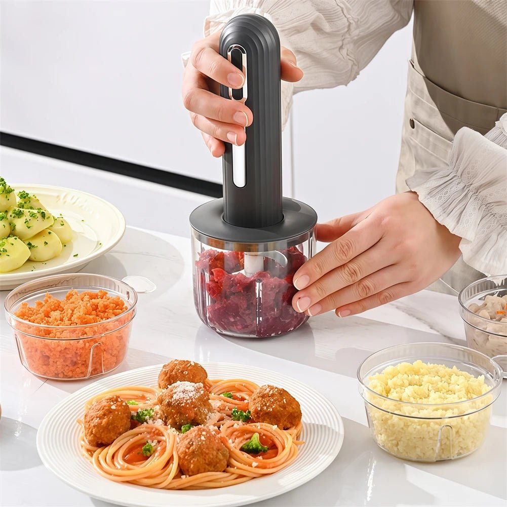 Maison Elmora | Robot Culinaire Multifonctionnel en Acier Inoxydable | Ustensile Élégant et Pratique pour une Cuisine Efficace 5