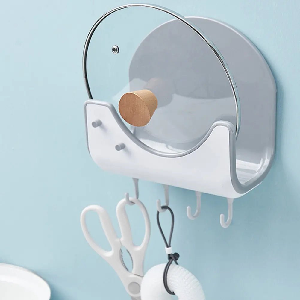 Maison Elmora | Support de Couvercle de Casserole en ABS | Rangement Élégant et Pratique pour une Cuisine Optimisée 3