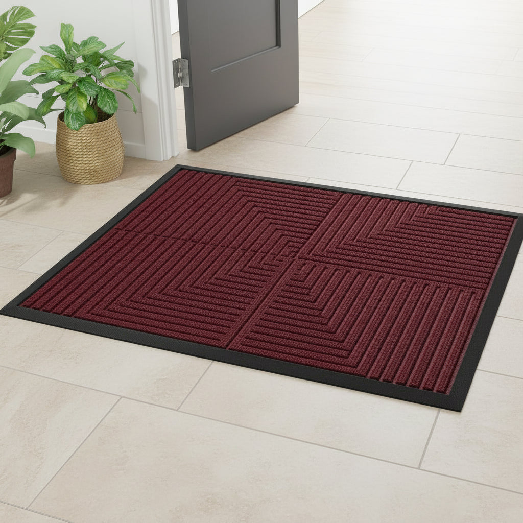 Maison Elmora | Tapis d'Entrée Intérieur Antidérapant en Caoutchouc | Élégance et Sécurité pour un Accueil Impeccable 0