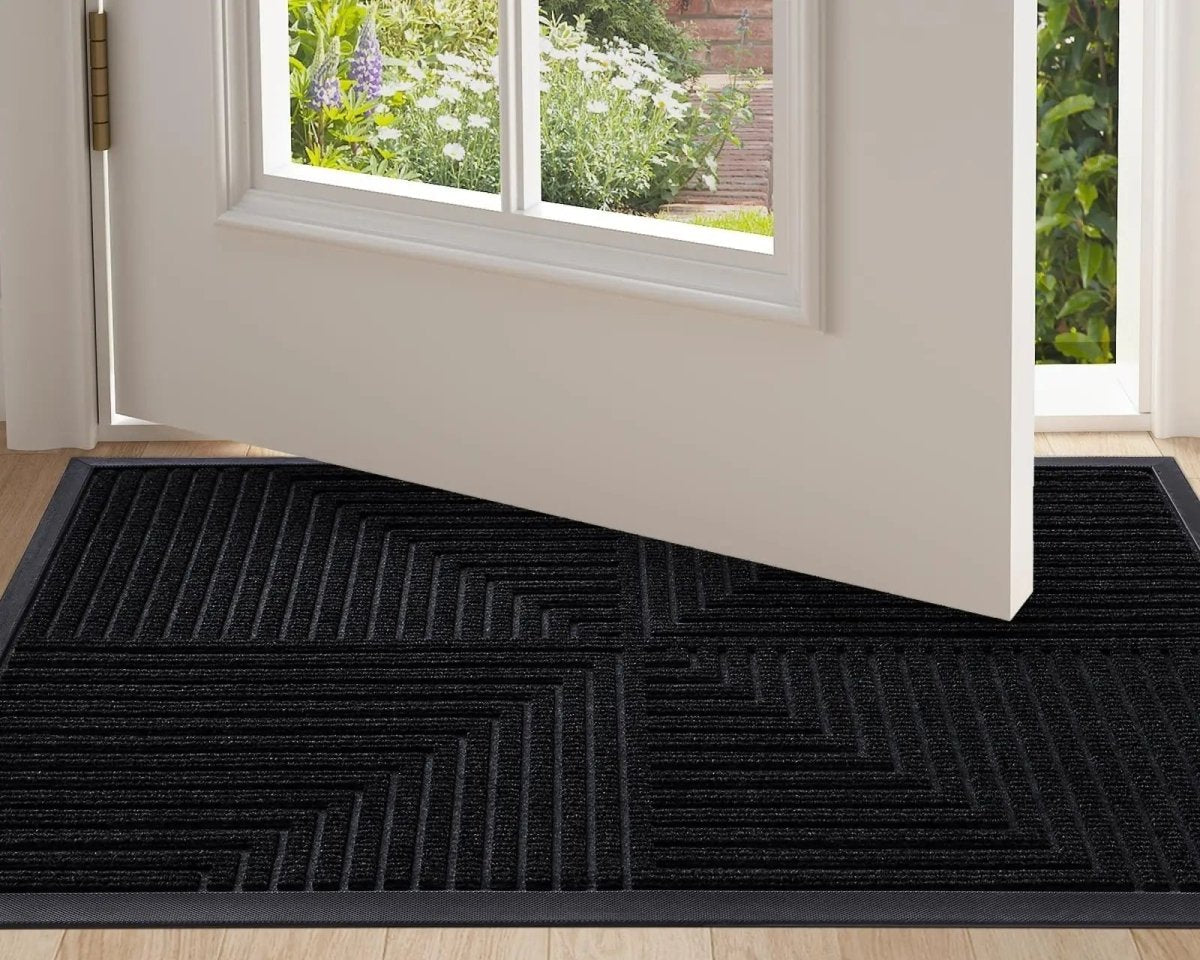 Maison Elmora | Tapis d'Entrée Intérieur Antidérapant en Caoutchouc | Élégance et Sécurité pour un Accueil Impeccable 1