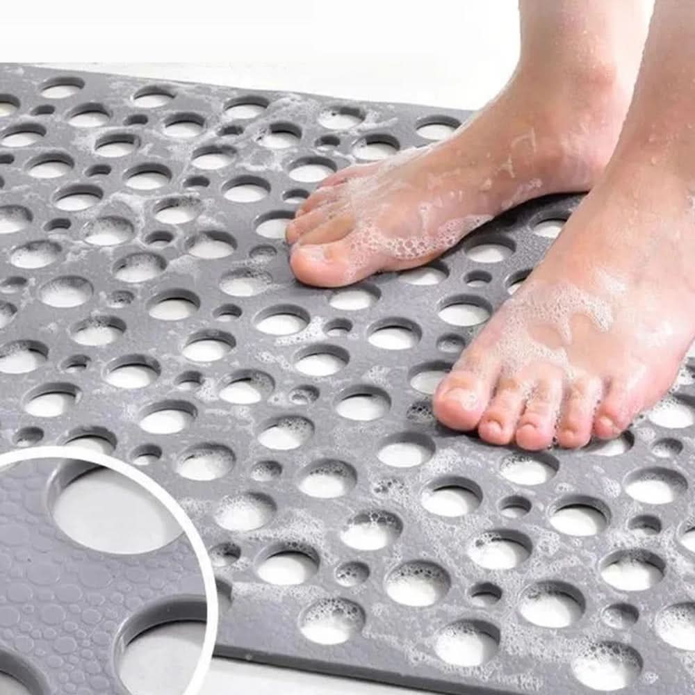 Maison Elmora | Tapis de Bain Antidérapant en PVC de Luxe | Élégance et Sécurité pour Votre Salle de Bain 7