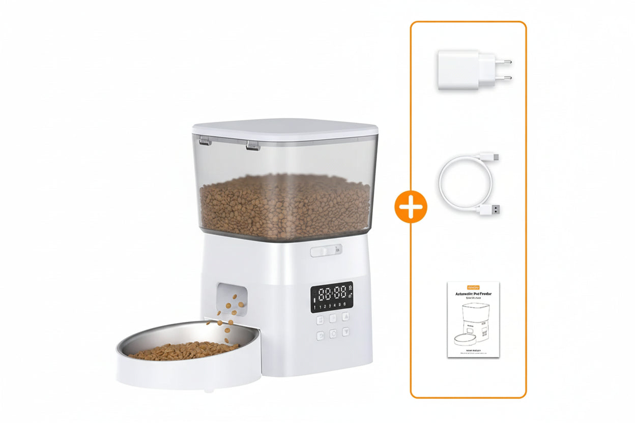 Mangeoire Automatique pour Animaux avec Écran LCD | Programmable et Écologique pour un Alimentation Sereine 1