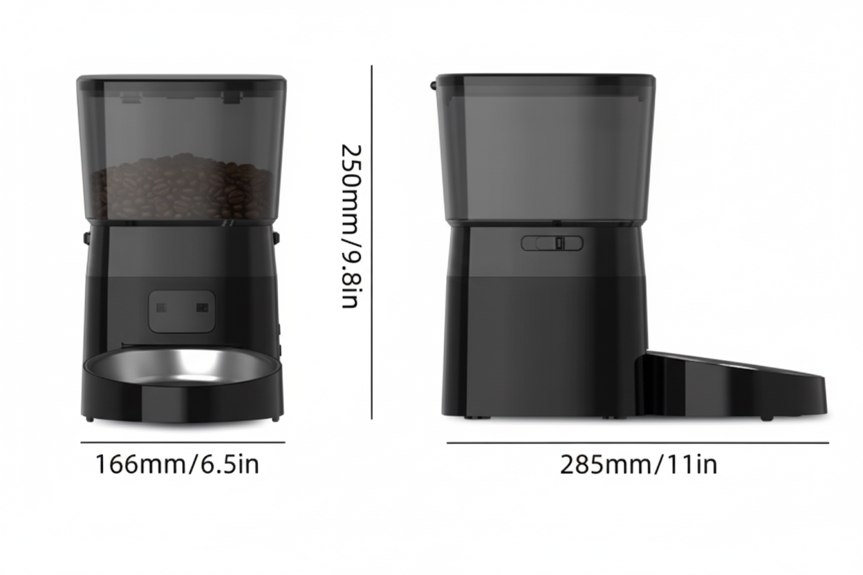 Mangeoire Automatique pour Animaux avec Écran LCD | Programmable et Écologique pour un Alimentation Sereine 5