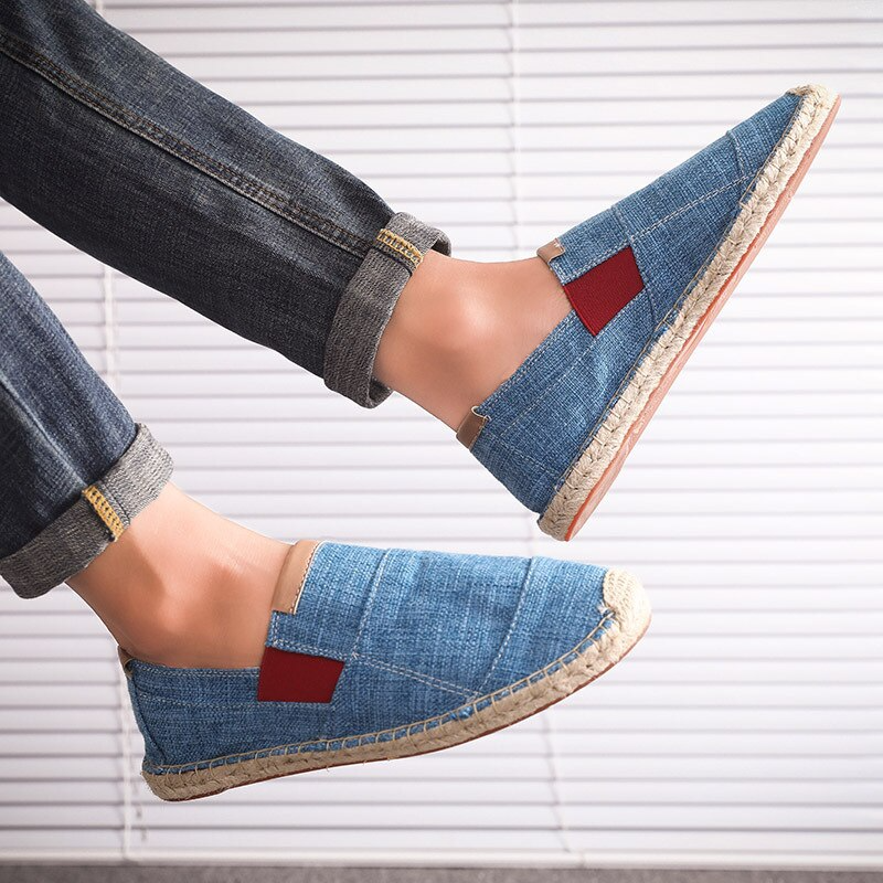Men's Casual Summer Espadrilles - Breathable Comfort Footwear for Laid-Back Style