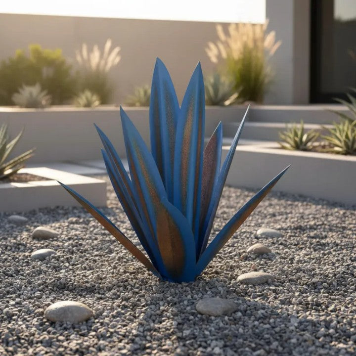 Agave décoratif en métal pour le jardin