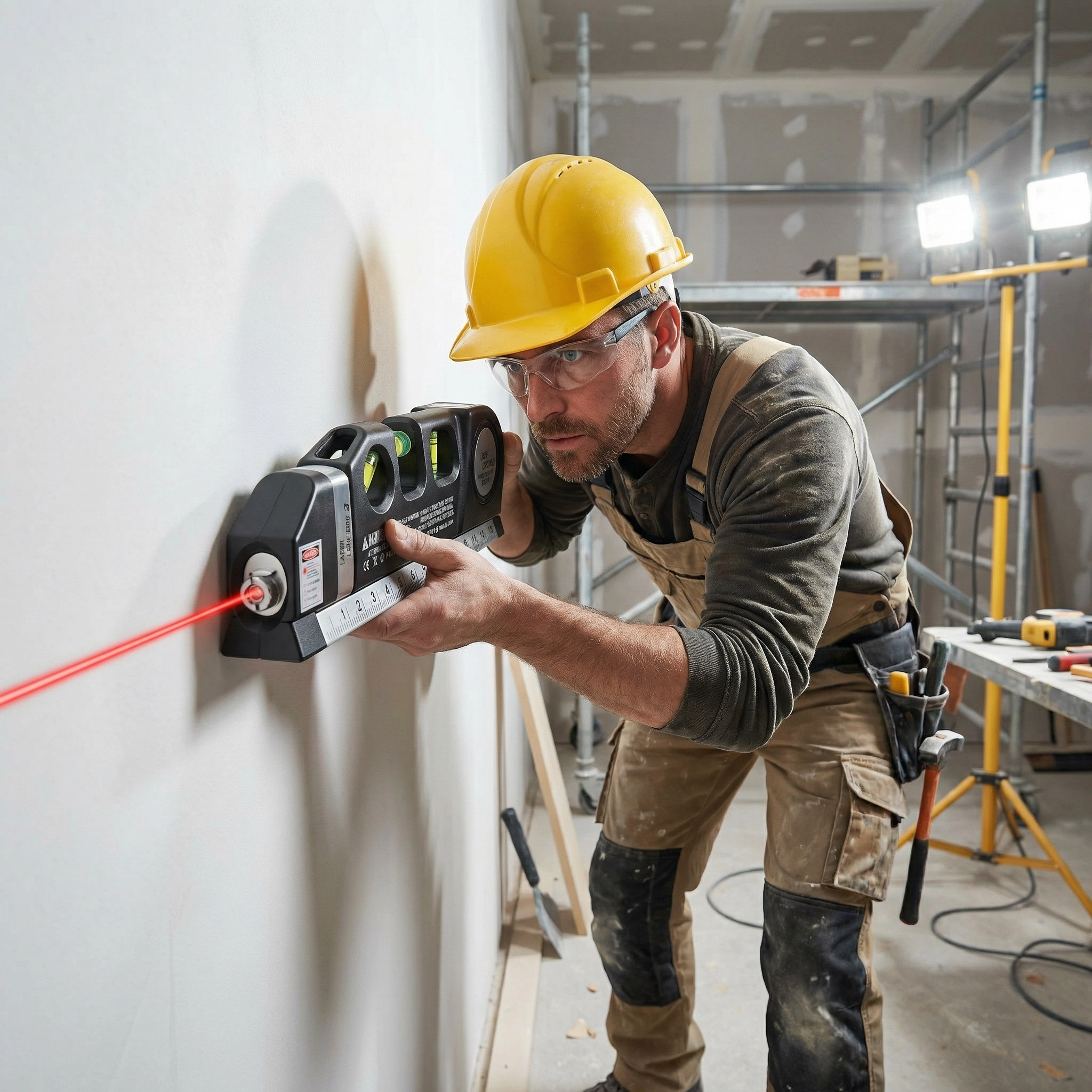 Mètre Laser Multifonction Précis avec Niveau Intégré | Outil Élégant pour Mesures Précises et Bricolage De Luxe 3
