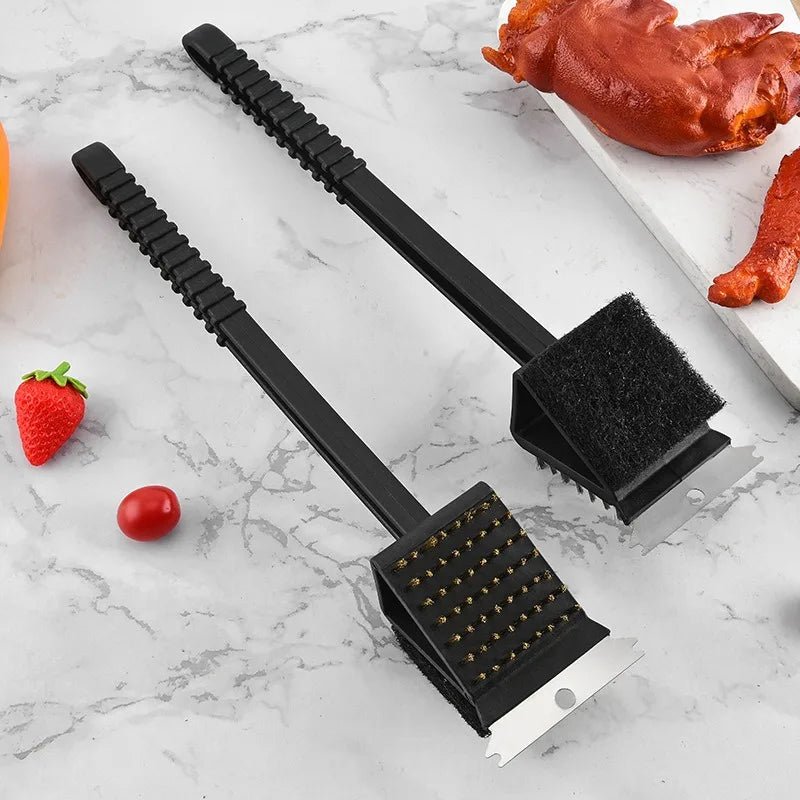 Nettoyant de Gril Élégant avec Grattoir Intégré | Entretien Luxueux pour des Surfaces Impeccables 2