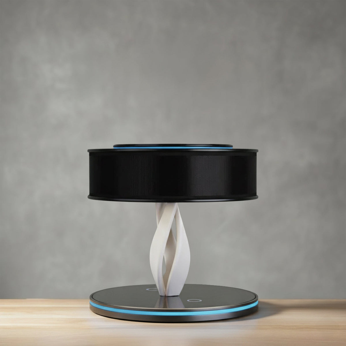 Lampe à poser avec chargeur sans fil et enceintes