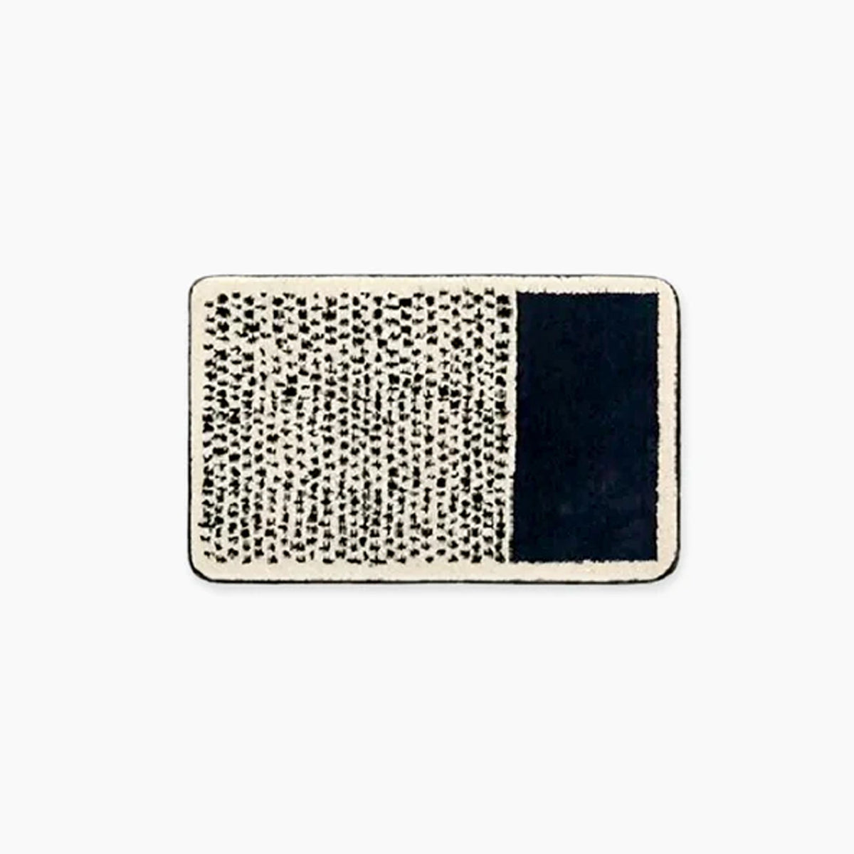 Tapis de bain à motif abstrait, antidérapant
