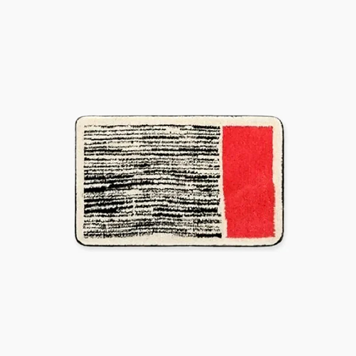 Tapis de bain à motif abstrait, antidérapant