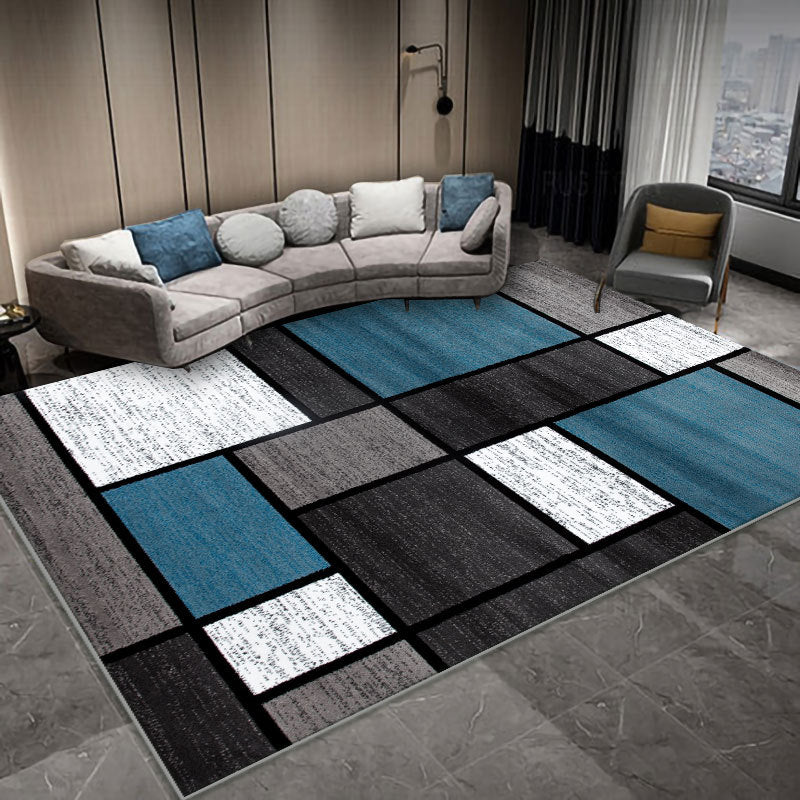 Grand tapis moderne 300 x 200 cm à motif géométrique