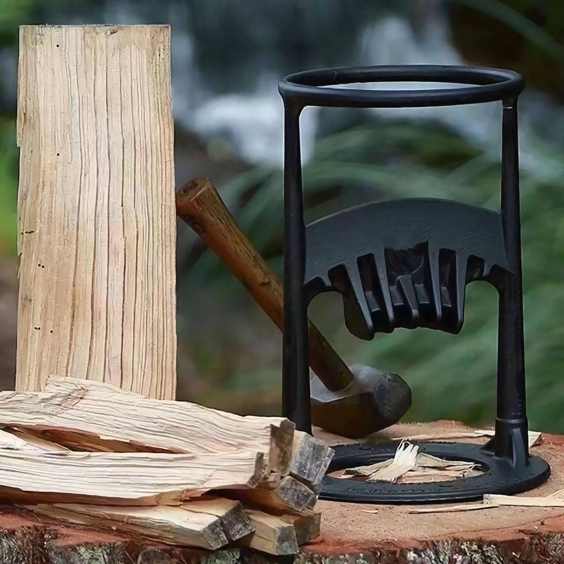 Fendeur de Bois Manuel en Fonte