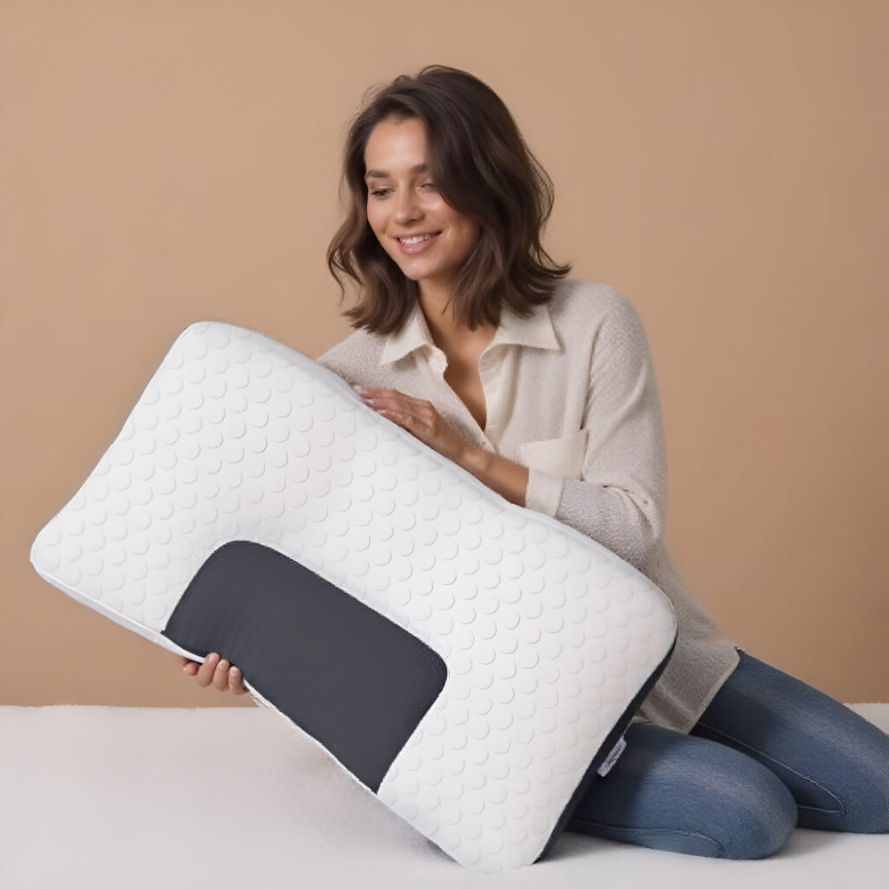 Oreiller Ergonomique : Élégance Naturelle en Lumière – Design Confort Optimal 2